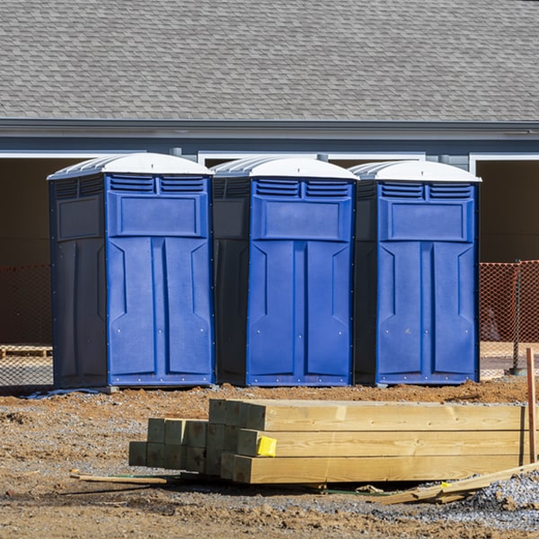 is there a specific order in which to place multiple porta potties in Edisto Island SC